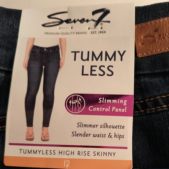 Seven7 Women's Skinny Jeans / Size 12 - Picture 5 of 10